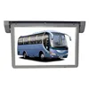 metal shockproof frame 19" inch Bus Vehicle flip down LCD display AD video screen