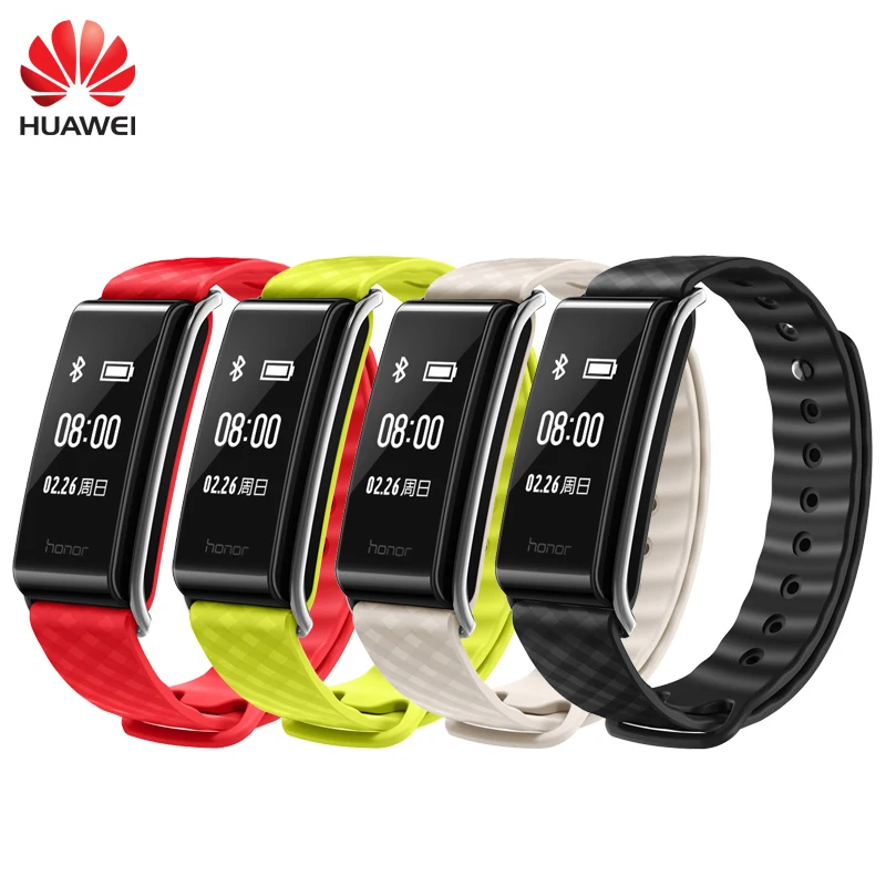 

In Stock Original Huawei Honor Color Band A2 Smart Wristband 0.96 OLED Screen Heart Rate Monitor Show Message End Call IP67, N/a