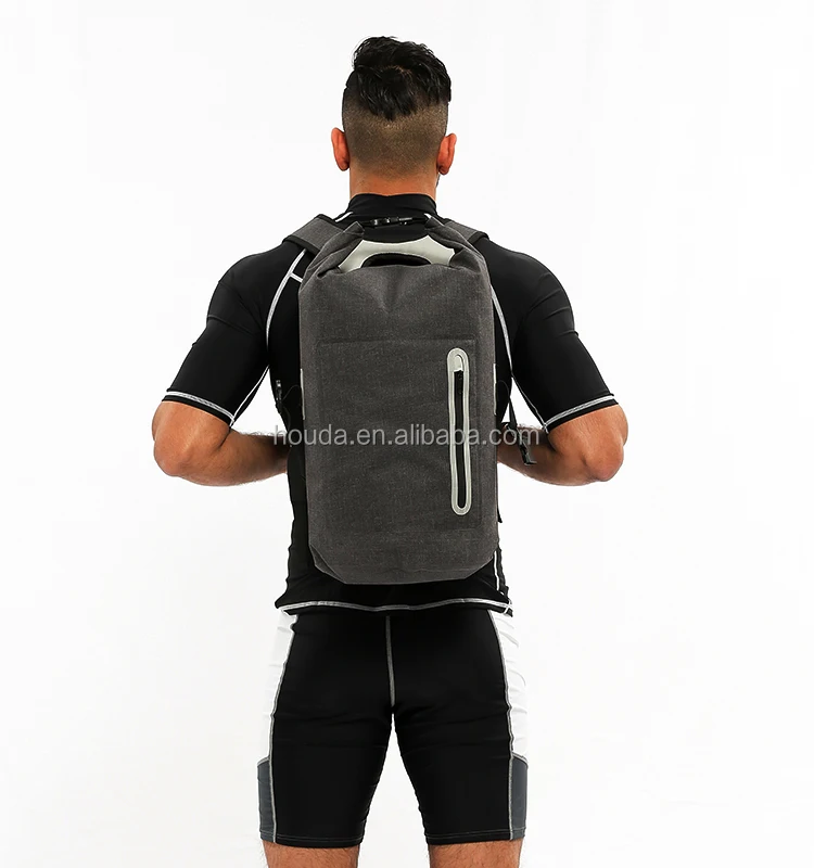 

tpu Waterproof Dry Backpack with outside zipper for outdoor