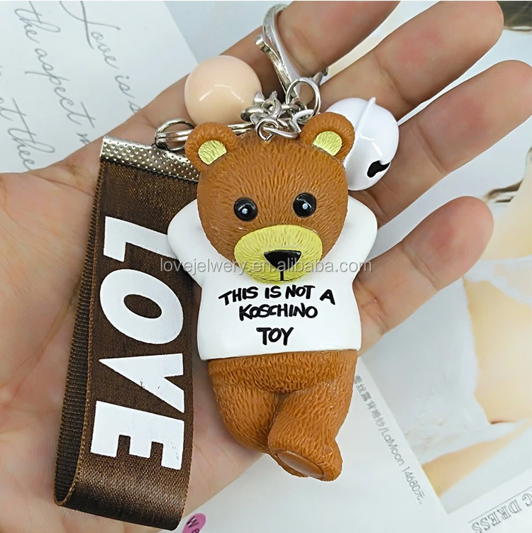 Meefisher White Bear Y2K Aesthetic Accessories Gift Keychain Cute