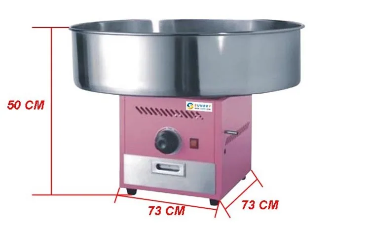 Gas candy floss machine