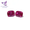 Synthetic ruby 3# Concave Cut cushion shape