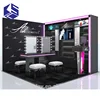 Cosmetic shop decoration design lipstick eyelash extension makeup display stand rack unit