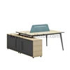 two sets office furniture particle board computer desk