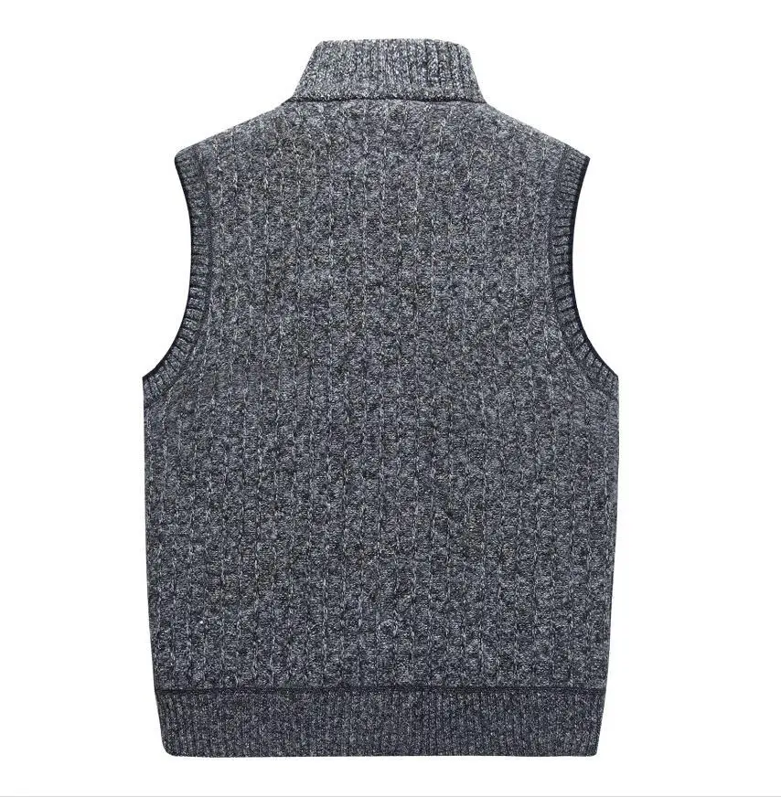 2017 Winter Mens Sleeveless Knit Cardigan Sweaters,Sleeveless Sweater