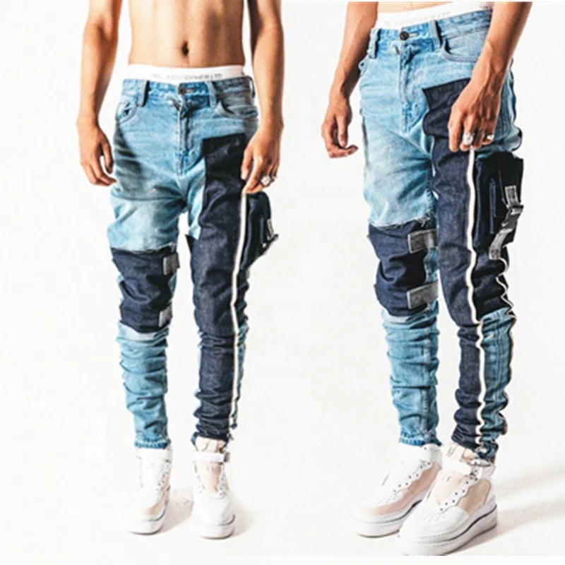 

OEM trousers for men stock dropshipping hitpop cargo trousers jeans pants, N/a