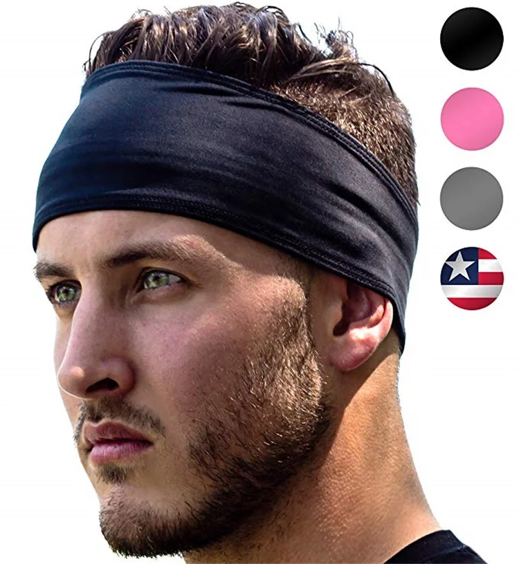 Sweatband Sports Headband Running Working Out Head Bands For Men