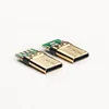 Gold-plated Male USB 3.1 C Type Connector With PCB