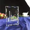 nice 3d laser engraving Shanghai bright pearl glass crystal cube blankcrystal cubes for engraving