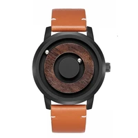 

EUTOUR E019 Magnetic Ball Watch Men Canvas Leather Strap men Wristwatch Fashion Bracelet Waterproof Quartz Watch Male Clock