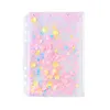 Wholesale Office Sschool Stationery Laser Notebook PVC Cover A5 A6 size Ring Binder 6 Ring planner