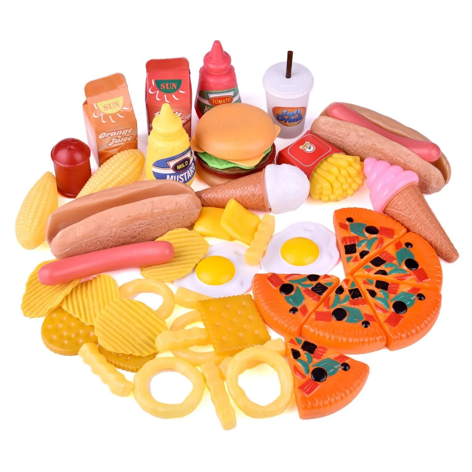 soft plastic play food