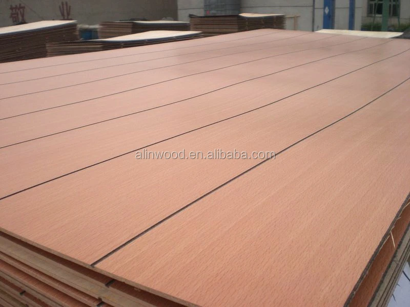 Slotted Plywood,Plywood Grooved Wall Panels,Tongue And Groove Plywood
