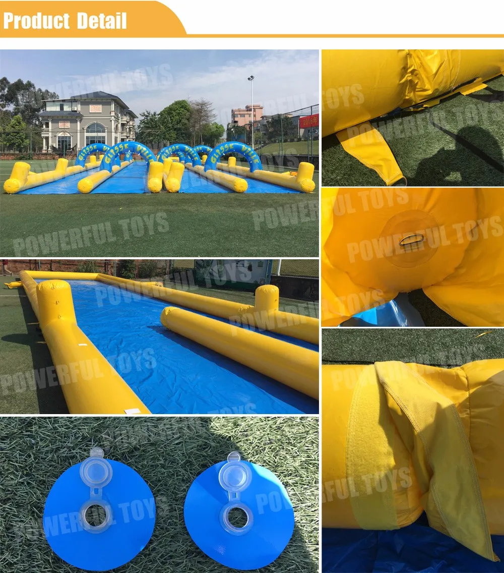 50m inflatable slip and slide slip n slide for adult inflatable slide the city