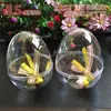 Clear acrylic balls Plastic easter egg toy candy