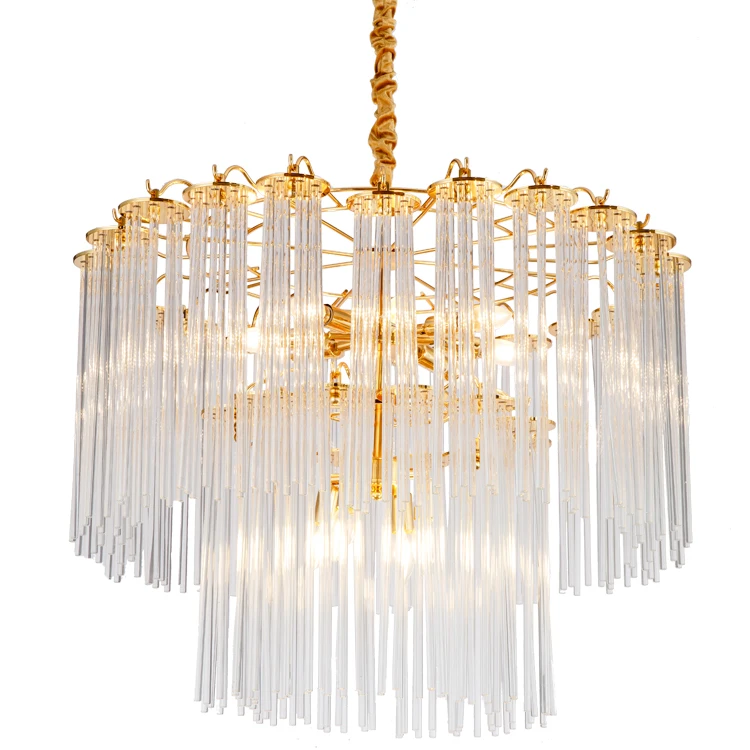 circle crystal chandelier