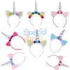 SPEC-389 2018 top selling party unicorn accessories unicorn headbands for kids
