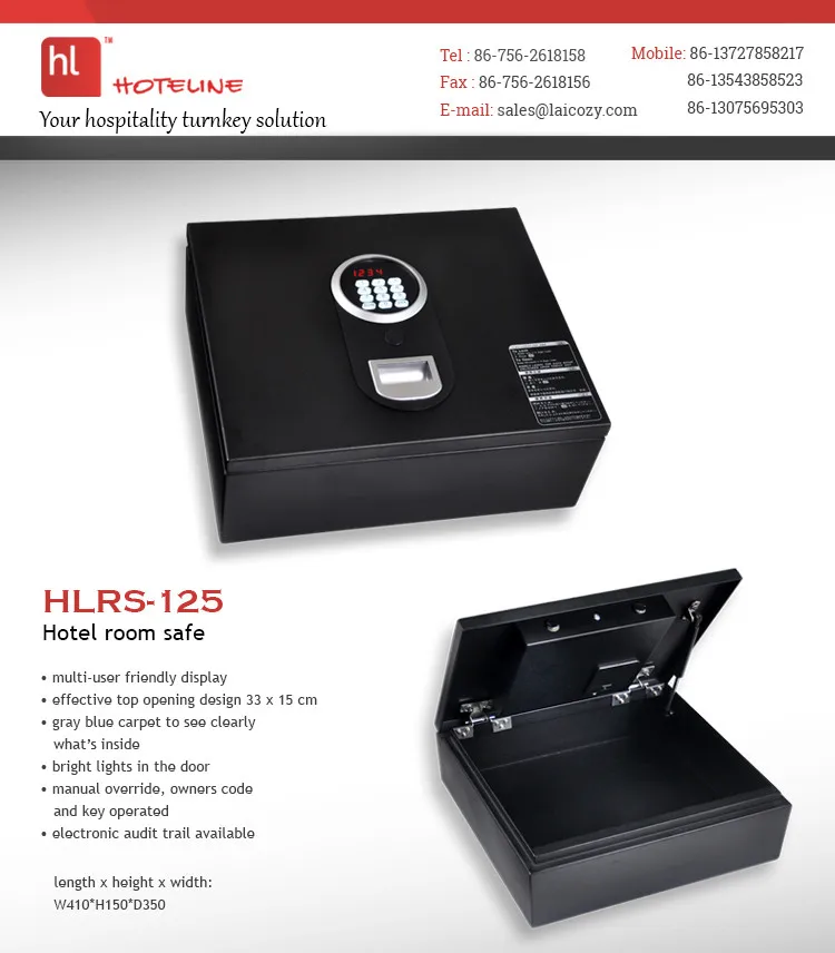 Laicozy Hotel Security Equipment Digital Electronic Safety Deposit Box