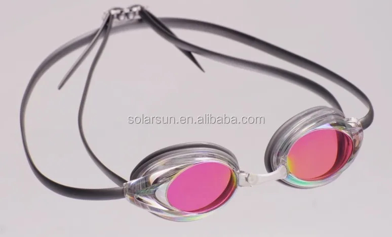 High quality cheap price custom design your own logo adults silicone racing swimming goggles