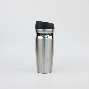 Image of 450ml stainless steel insulated travel mug with touch lid