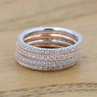 

Rings for Women Simple Classic Wedding Ring Exquisite CZ Fashion Female Wholesale Jewelry