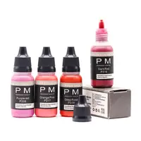 

PM Organic Private Label OEM 72 colors Microblading Permanent Makeup 3D Eyebrow Tattoo Ink Pigment MicroPigment