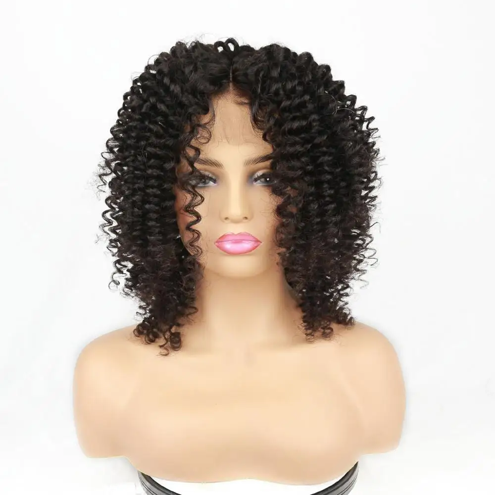 

Joywigs Brazilian Lace Front Wig Virgin Hair Curly Bob