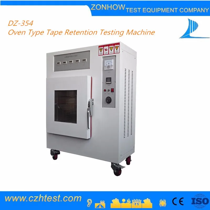Oven Type High Temperature Adhesive tape Retention Testing Machine,High Temperature Packing Tape Retention Test Equipment