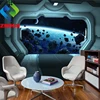 3.2mWx2mH per roll 3D Wall Paper Nature Dubai Interior Decor Wall Panel Ceiling Designs Sky Print PVC 3D Decorative Wall Film
