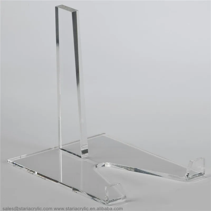 Clear Acrylic Plates Artwork Tile Rack Large Acrylic Plates Display