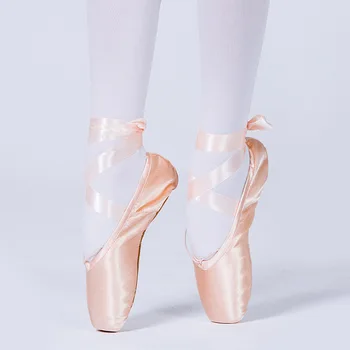 Satin Pink Ballet Dance Pointe Shoes 