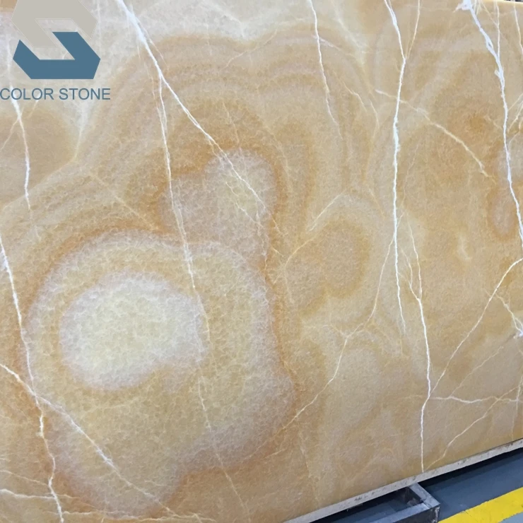 Best quality china vein cut onice yellow honey onyx stone marble price