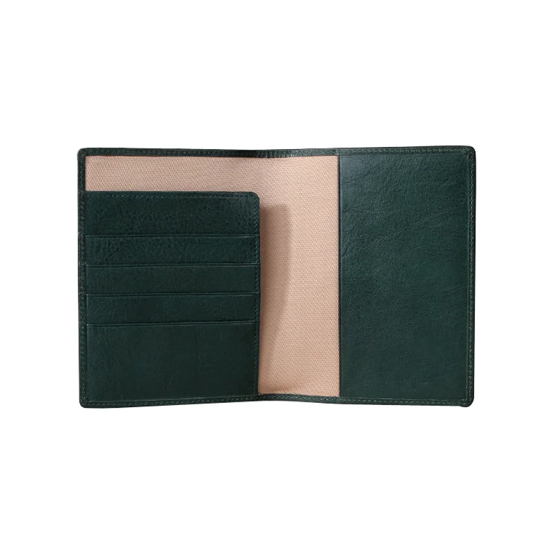 
costom fashion handmade leather passpot cover 