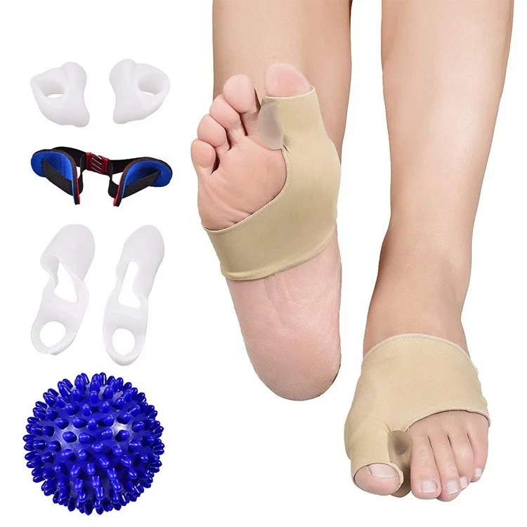 

bunion corrector set toe separator kit for fighting bunions, Transparent or white