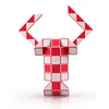 magic snake twist puzzle toy interlocking children educational cube