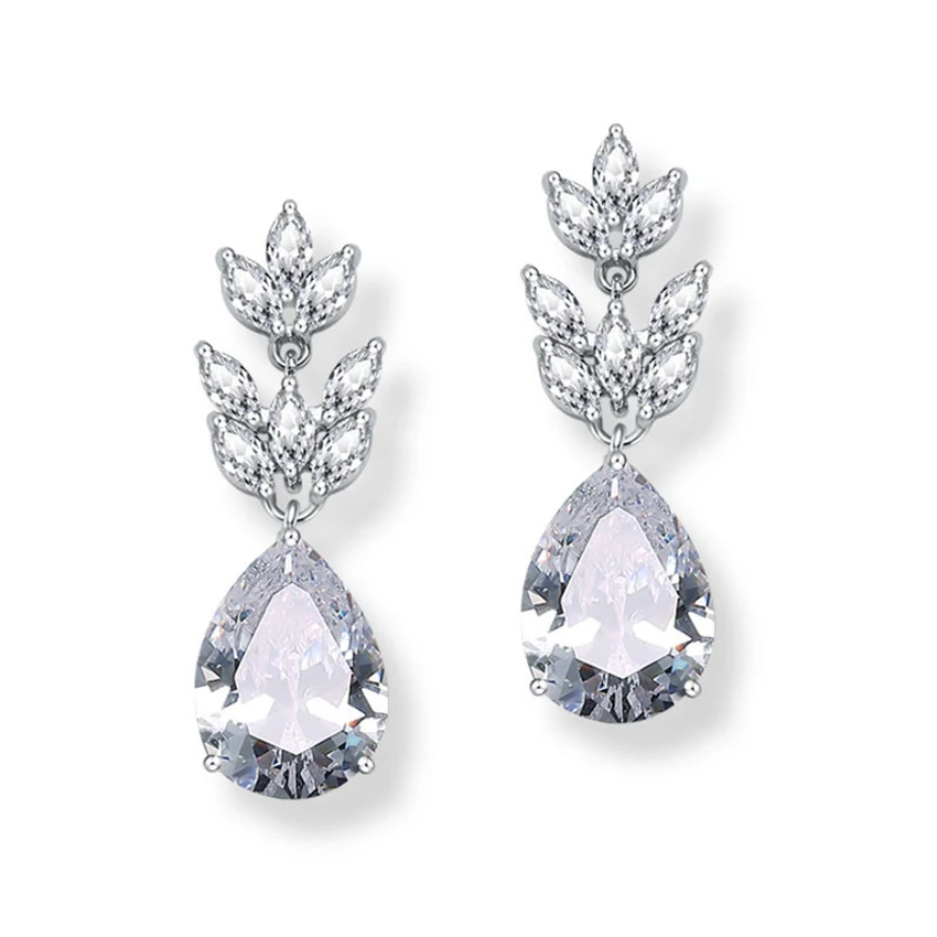 

Korean earrings jewelry set womens earrings with crystal