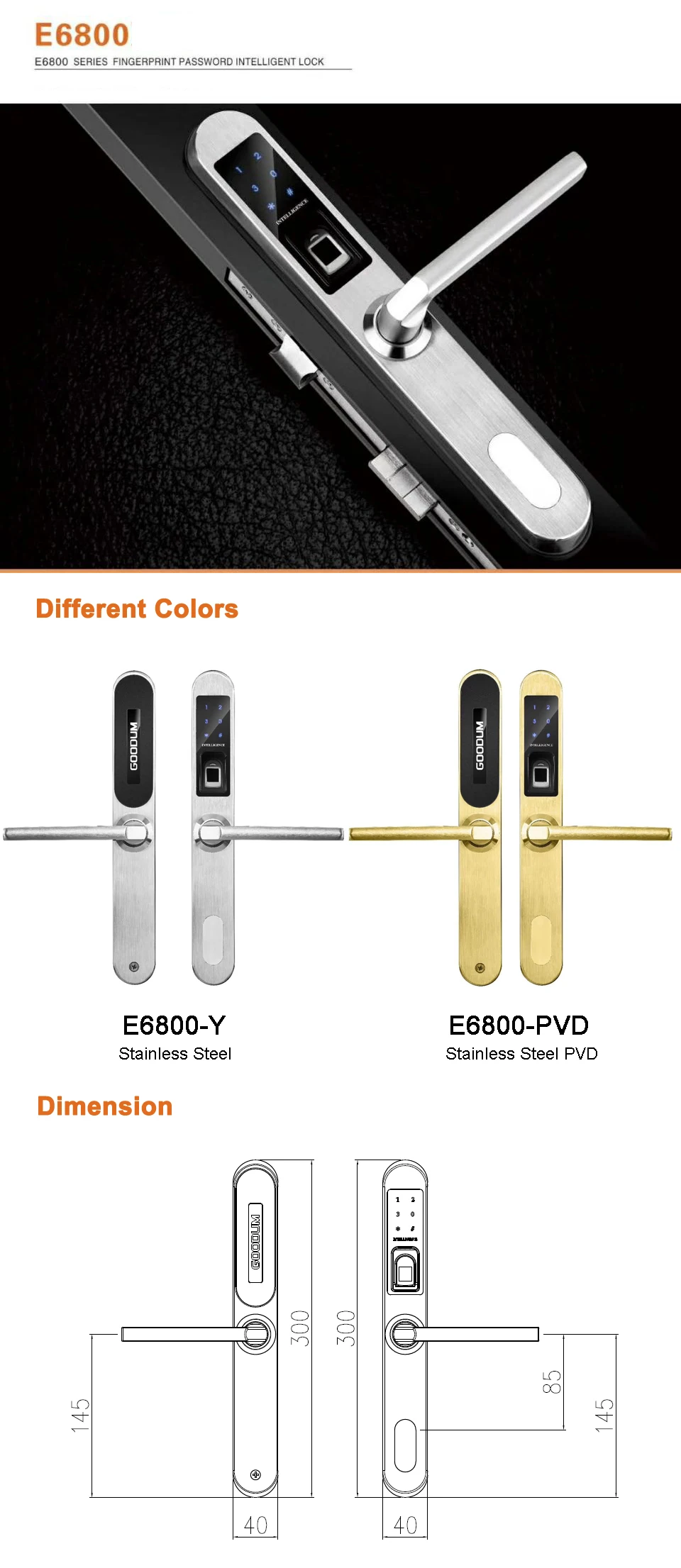 Smart Fingerprint Lock Sliding Glass Door Access Control System Buy