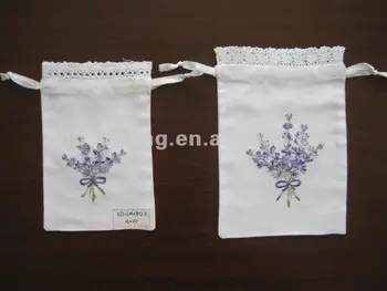 Rich Experience Drawstring Embroidered Lavender Sachet Bag Rich Experience Drawstring Embroidered Lavender Sachet Bag