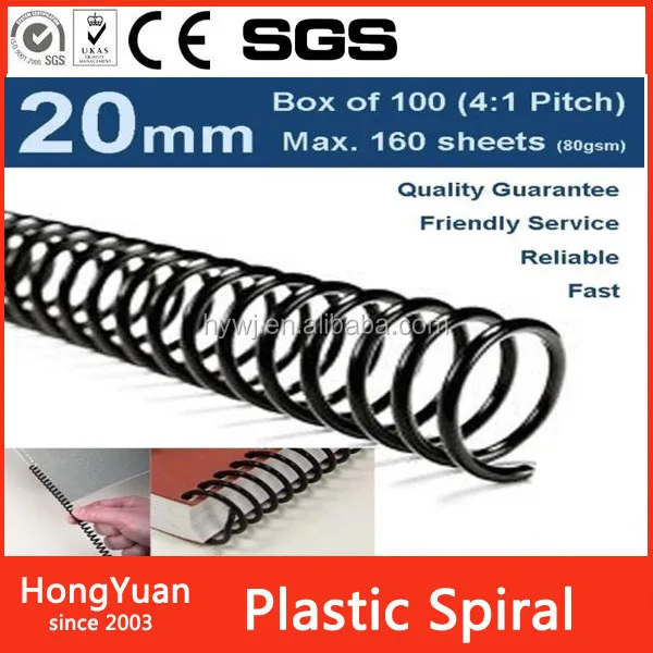 
Rubber & Plastics plastic sprial coil , plastic spiral spring 