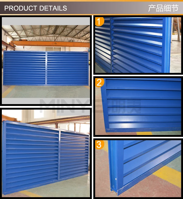 aluminum louver/shutter fixed window for basement and house