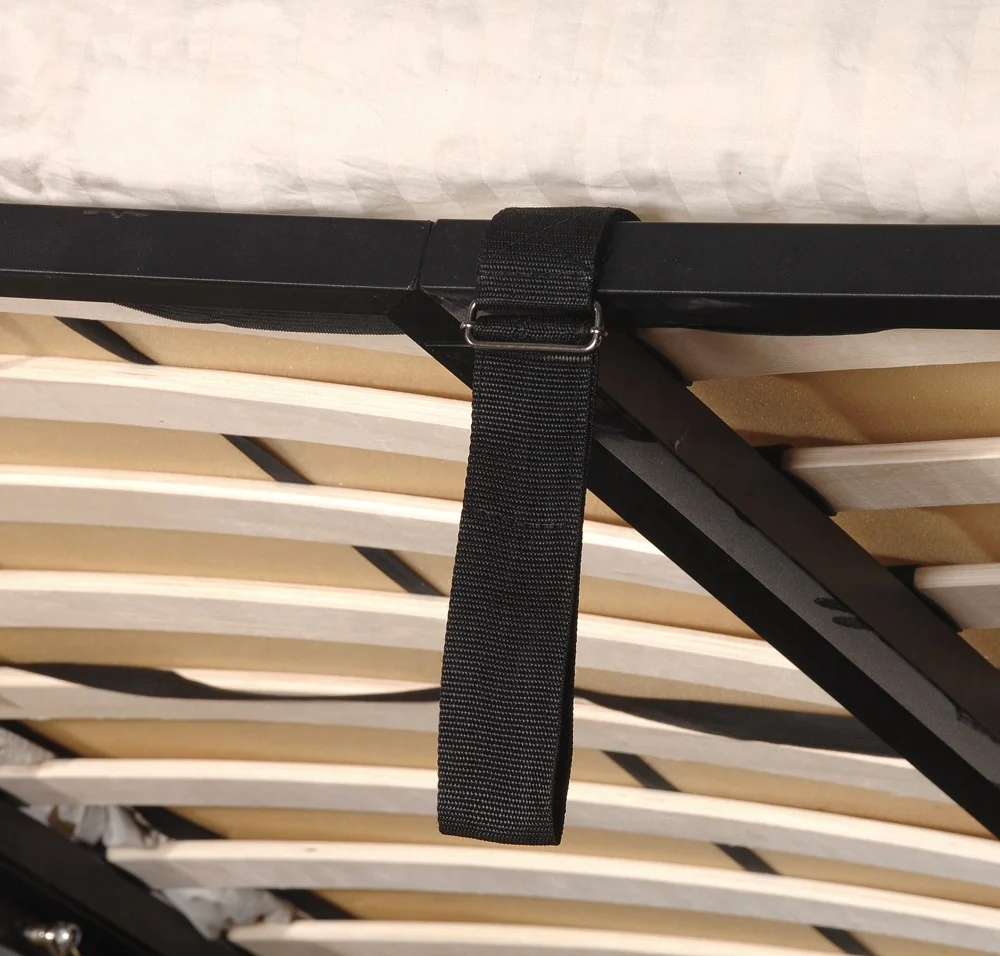 
Cushion Upholstered Headboard Bed Frame Wooden Double Bed Designs with Storage 