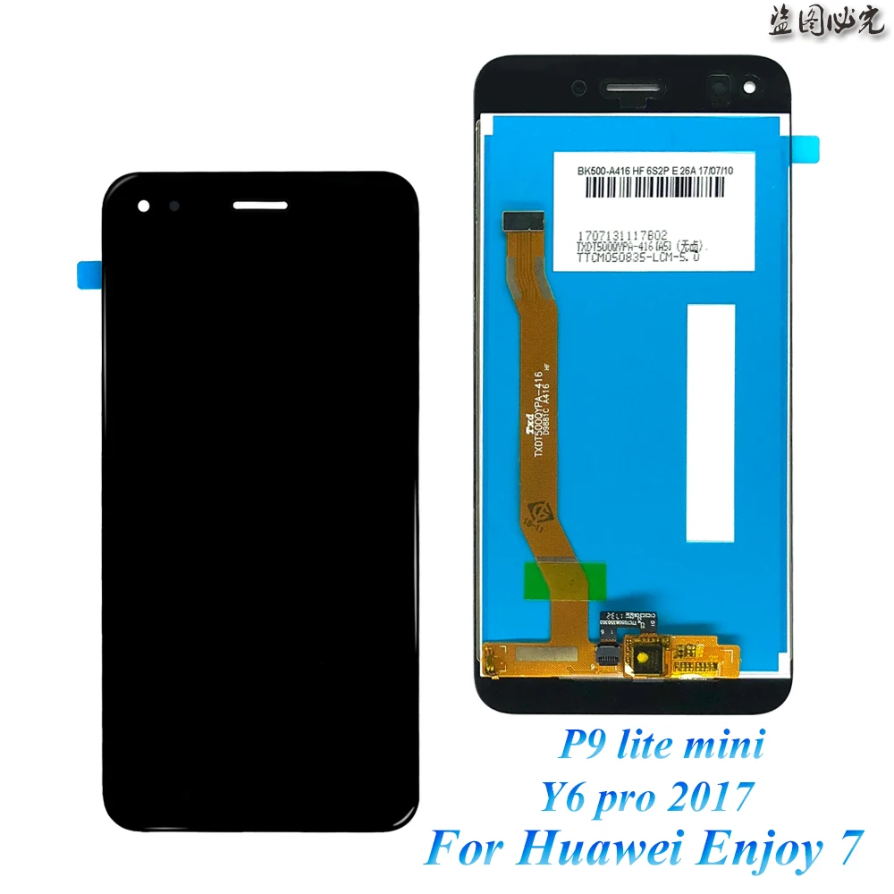 

LCD for Huawei P9 Lite Mini Lcd Screen, for Huawei Enjoy 7 LCD Display+Digitizer Touch Screen Assembly, Black