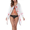 Feelingirl White Printed Pattern Sunscreen Smock Tassel Tie Closure Sexy Young Girl Beach Ace Dress Bikini Cover Ups