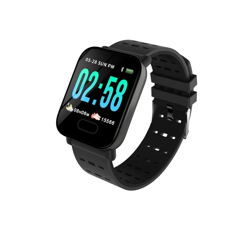 

Stepfly Smart Watch M20 with Heart Rate Monitor Fitness Tracker Blood Pressure Smartwatch Waterproof For Android IOS, Black;blue;orange