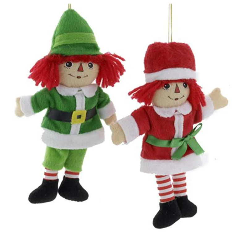 Cute Soft Wholesale Fabric Elf Plush Stuffes Christmas Toys Dolls Buy