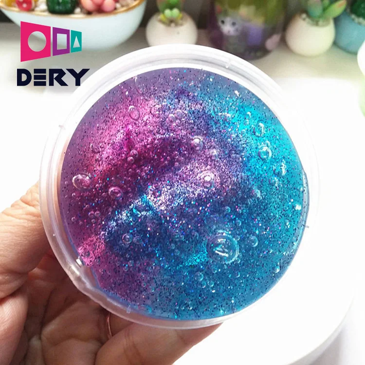 2019 Amazing Starry Sky Slime Putty Colorful Soft Stress Relief Galaxy