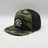 Custom Richardson Shape Quality Camo Mesh Trucker Cap,Flat Bill Snapback Hat,3D Embroidery Patch Logo Camo Trucker Hat