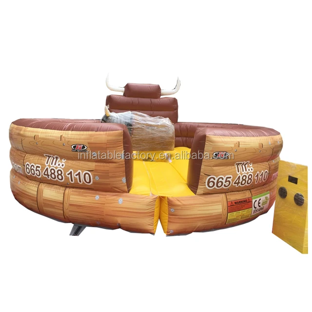 commercial inflatable bull riding game machines for adults