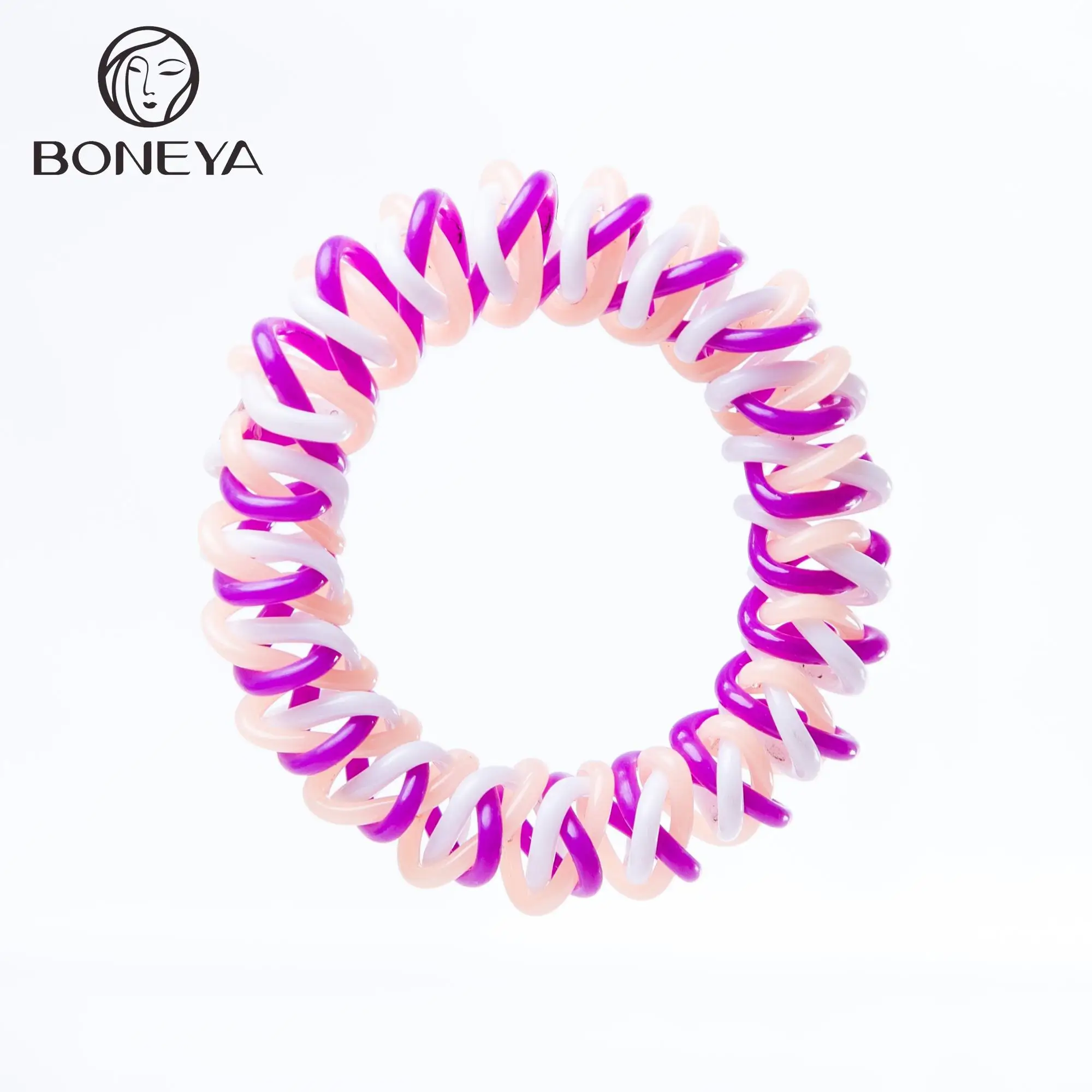 Wholesale Hair Scrunchies Tpu Hair Elastic Telephone Cord Line Ponytail