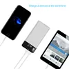 portable external battery charger power source 2 USB output slim smart table power bank 10000mah